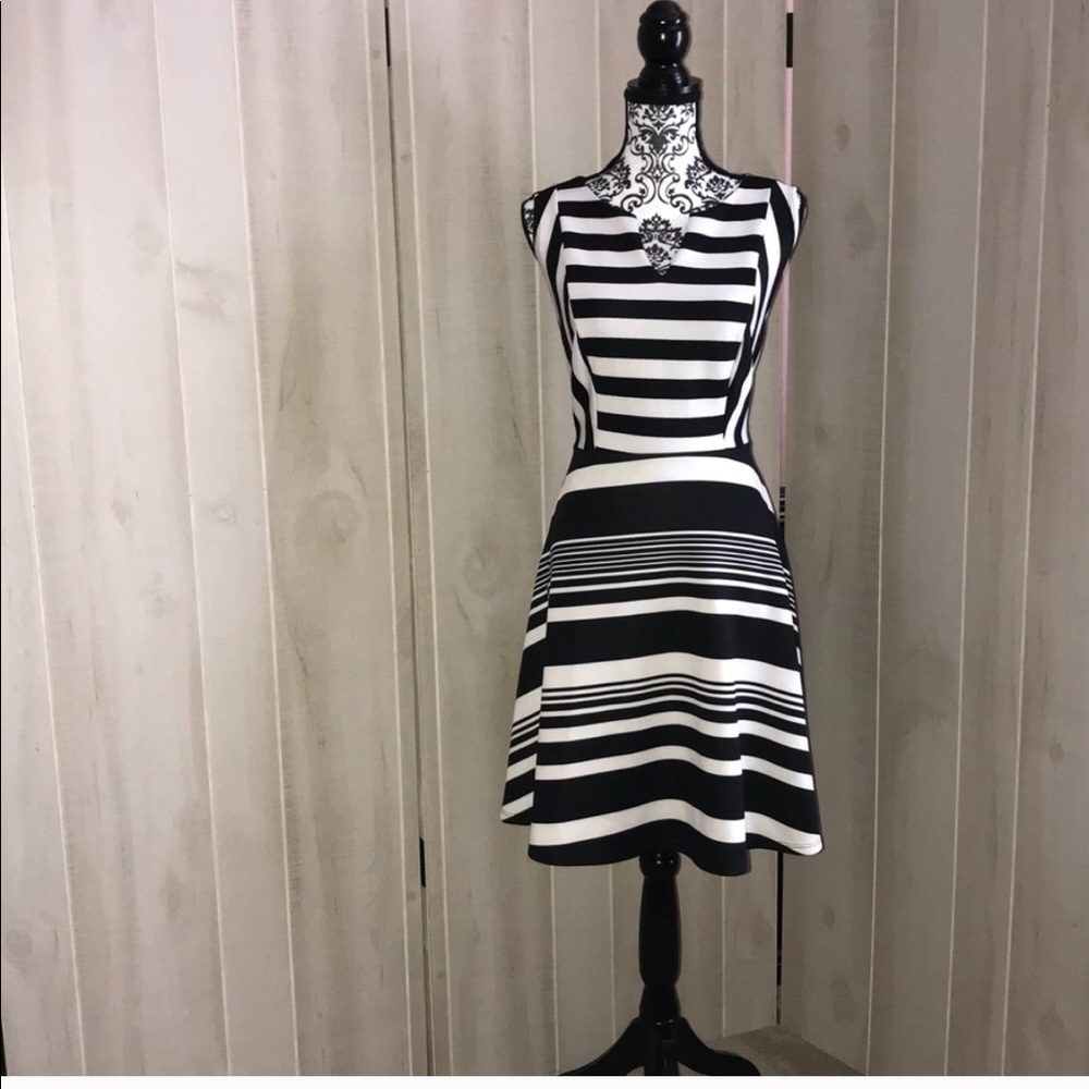 TORRID Black and White Dress